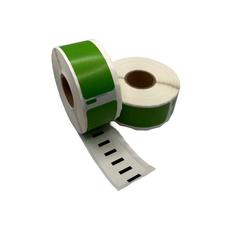 11352 / S0722520 kompatible Etiketten, 54 mm x 25 mm, 500 Etiketten pro Rolle, gelb, permanent