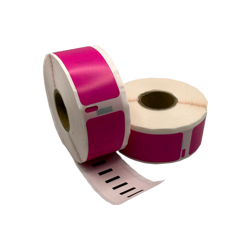 11352 / S0722520 kompatible Etiketten, 54 mm x 25 mm, 500 Etiketten pro Rolle, gelb, permanent
