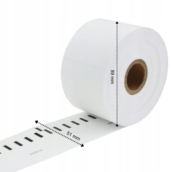 Dymo S0929100 kompatible Visitenkarten, 51 mm x 89 mm, 300 Karten pro Rolle, weiß