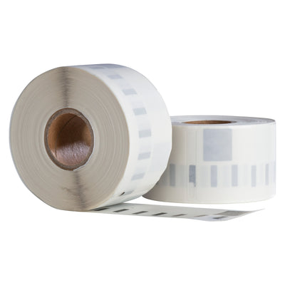 Dymo 99013 / S0722410 kompatibler Etikettenschreiber, 550 Etiketten, 36 mm x 89 mm, 260 Etiketten pro Rolle, transparent, permanent