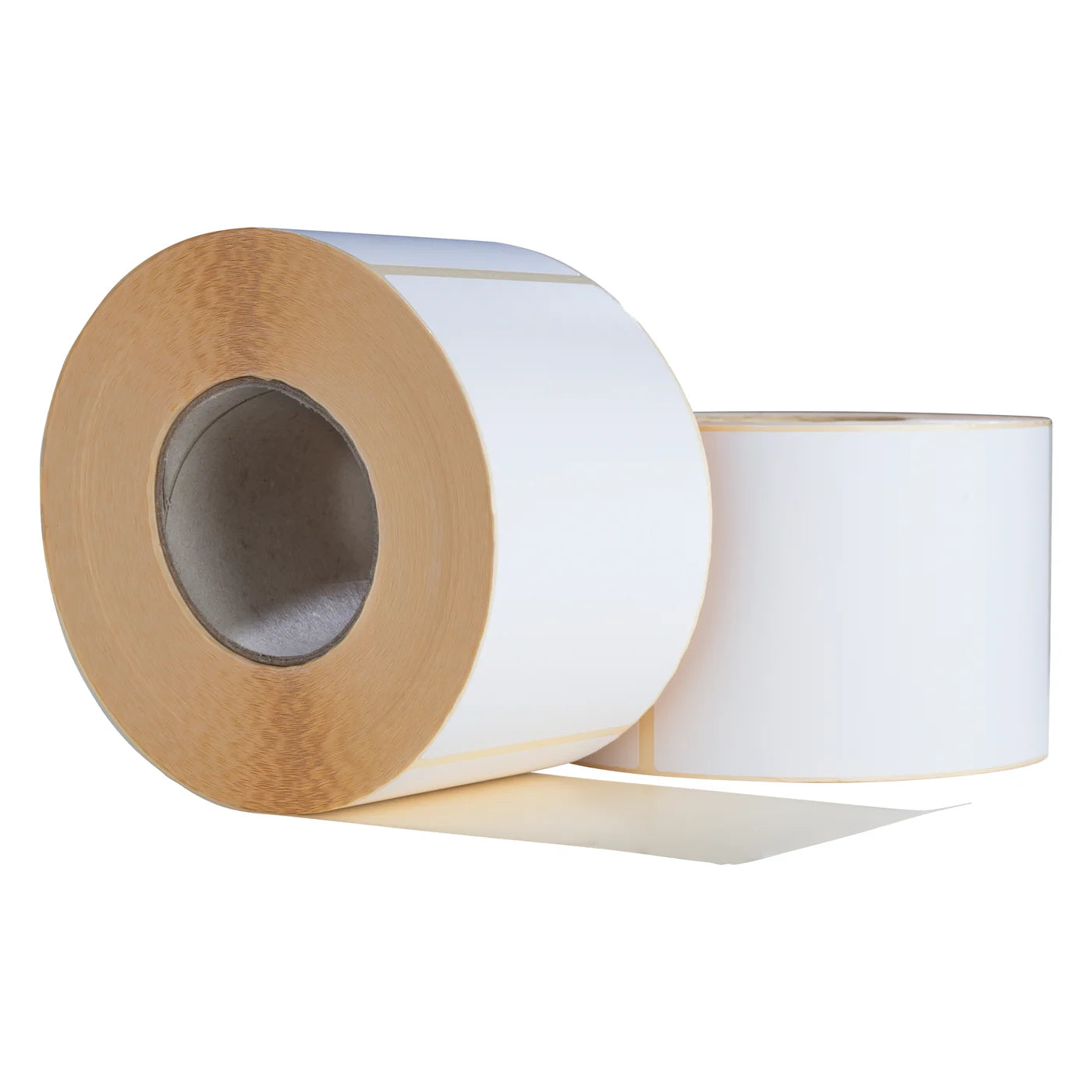 Thermoetikett, 86 mm x 125 mm, 500 Etiketten pro Rolle, Kern 76 mm, weiß, ECO, permanent