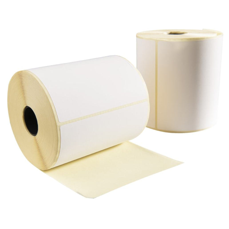 BPost verzendetiketten, 102 mm x 150 mm, 300 etiketten per rol, kern 25 mm, wit, Thermisch ECO, permanent met perforatie