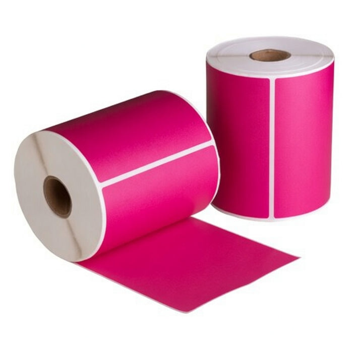 Versandetiketten Rosa, 102 mm x 150 mm, 280 Etiketten pro Rolle, Kern 25 mm, Thermal ECO, permanent