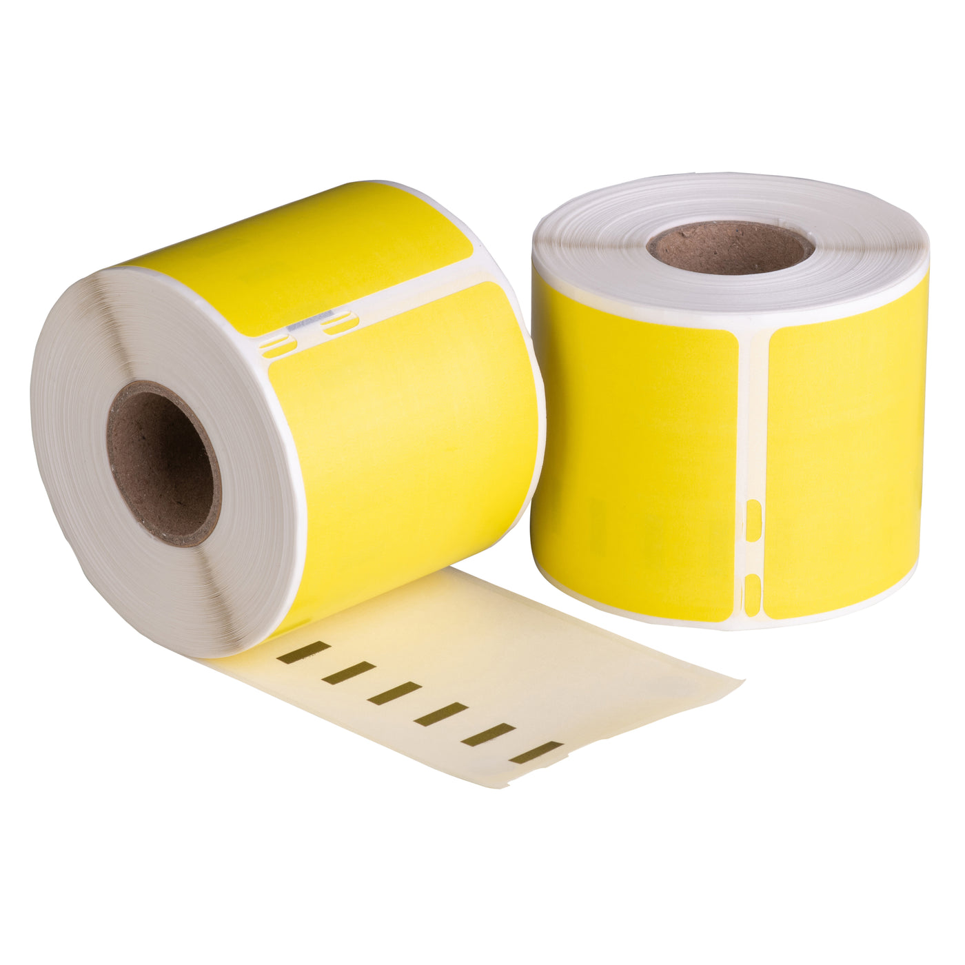 Dymo 99014 Gelb kompatible Etiketten, 101 mm x 54 mm, 220 Etiketten, permanent