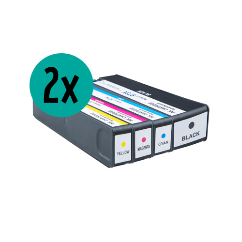 2 x HP HP973XL kompatibles CMYK Value Bundle