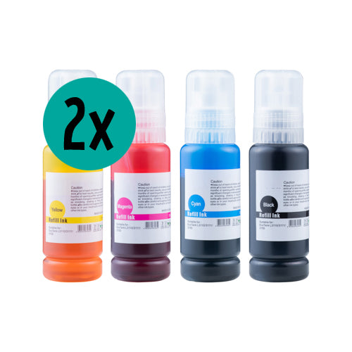 2 x HP HPGT51-GT52 kompatibles CMYK Value Bundle
