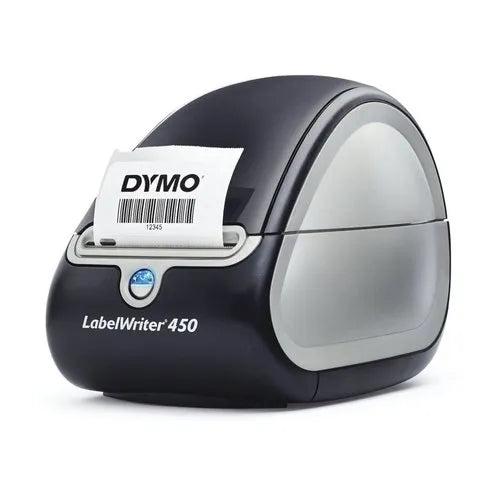 Dymo-Starterpaket: Dymo LabelWriter 450 inkl. 10 Rollen Dymo 99012 kompatibler Etiketten