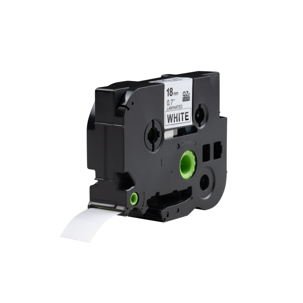 Brother kompatibles TZe-146 Klebeband grün auf transparent 18 mm x 8 m 