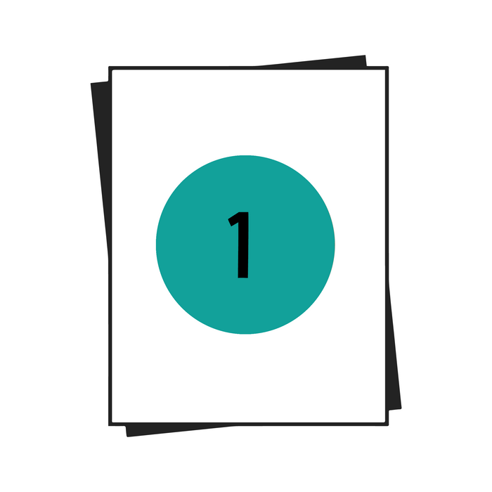 A4-Aufkleberbögen, 1 pro Blatt, 210 x 296 mm, weiß, permanent, 100 Blatt