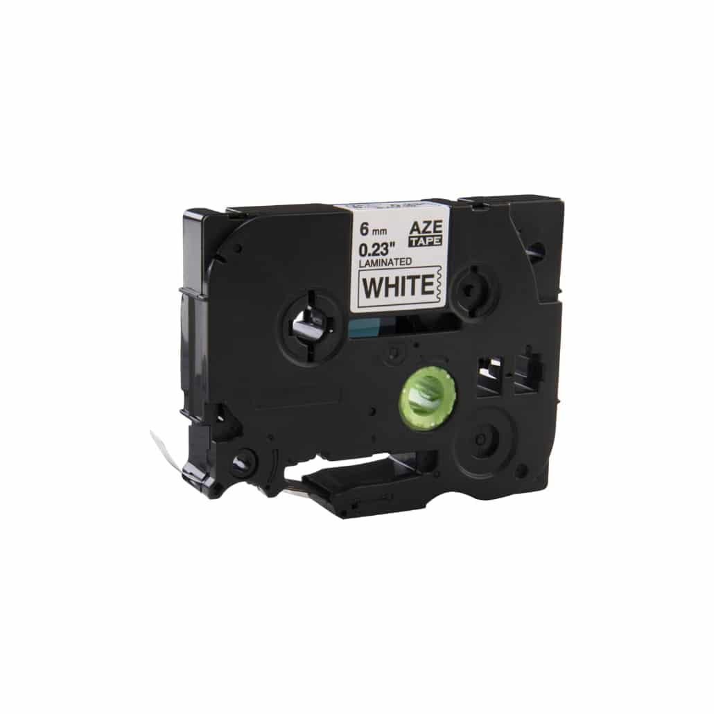 Brother-kompatibles TZe-611-Klebeband, Schwarz auf Gelb, 6 mm x 8 m